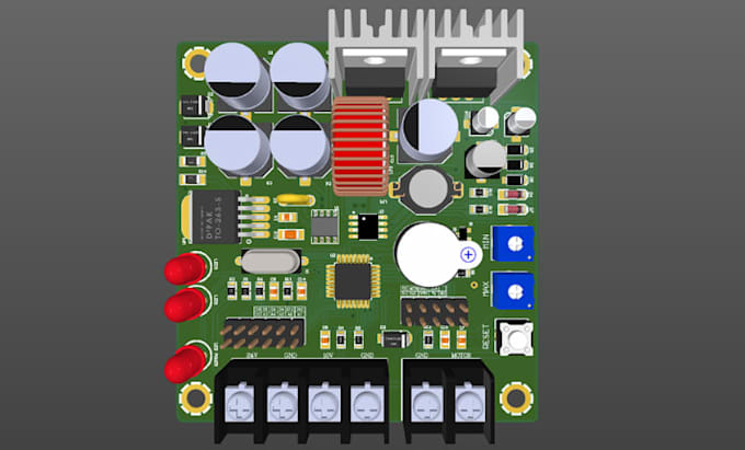 design motor controller pcb, bldc driver, and power electronics circuit
