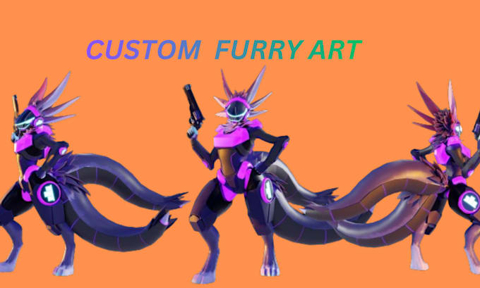 create custom protogen vrchat avatar, furry 3d model, quest ready avatar