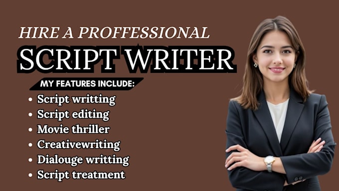 craft original screenplays with strong characters and plots