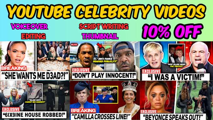 do youtube celebrity videos