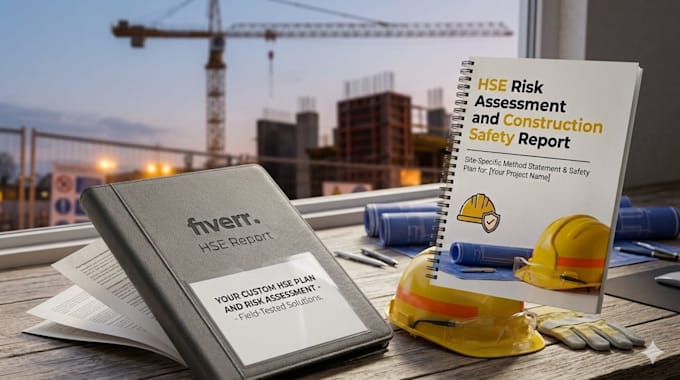 write professional construction risk assessments and hse documents