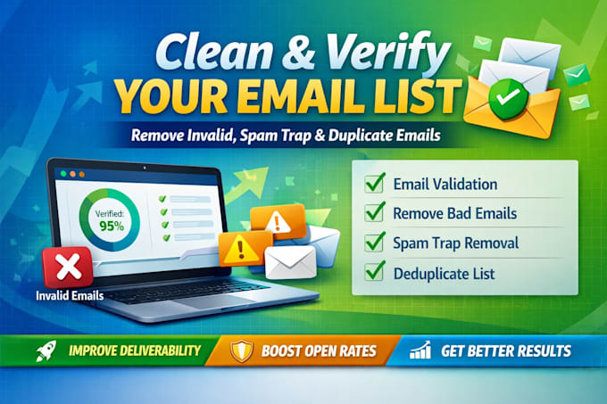 clean verify your email list data scrub remove invalid spam trap duplicate email