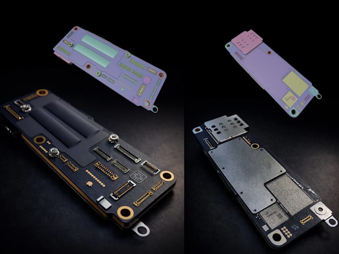 3d models and renderings of engineering parts and components