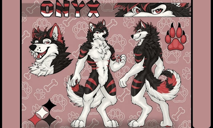 furry ref sheet nsfw furry reference sheet fursona oc ref sheet commission