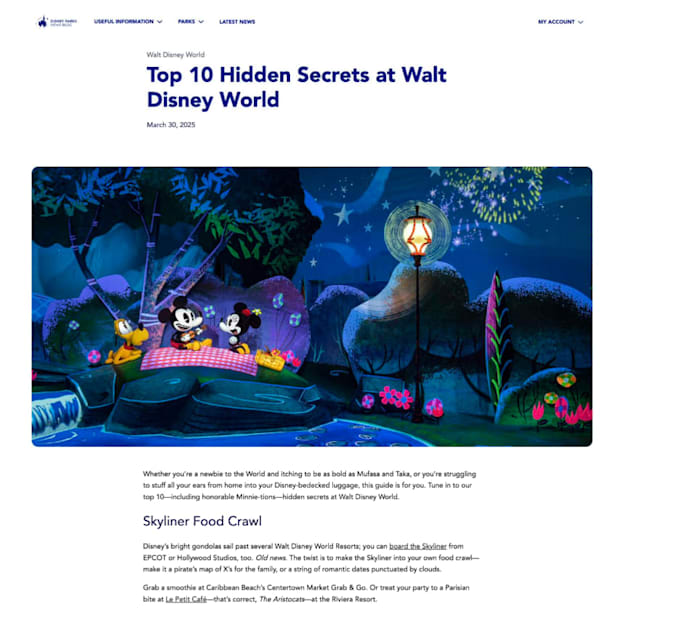 plan your trip to a theme park