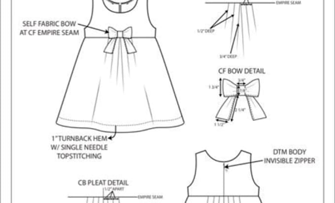 make kids or baby tech pack ready for manufacturing