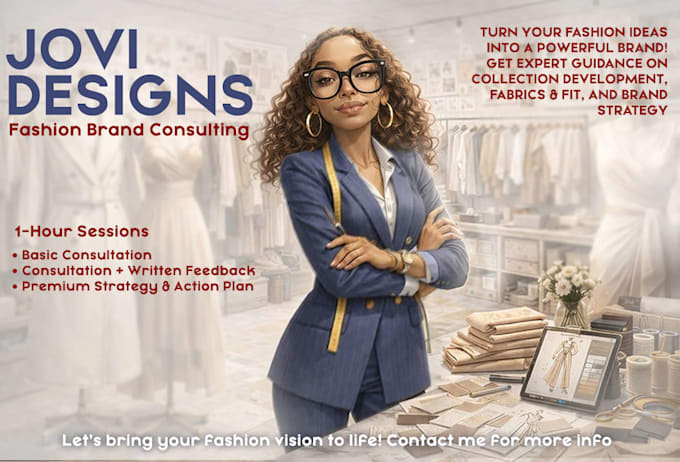 do fashion design consultation