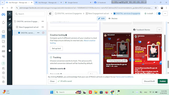 setup and manage facebook and instagram ads