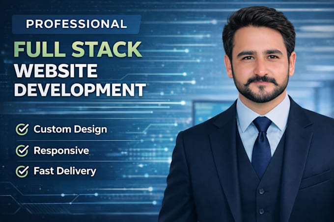 develop a full stack website using HTML CSS javascript and react