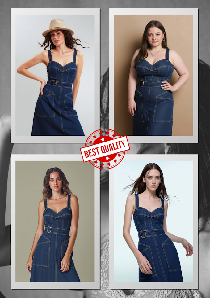 create realistic model mockups and flat lay clothing mockups