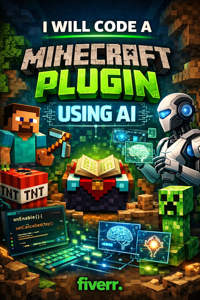 code a minecraft plugin using ai