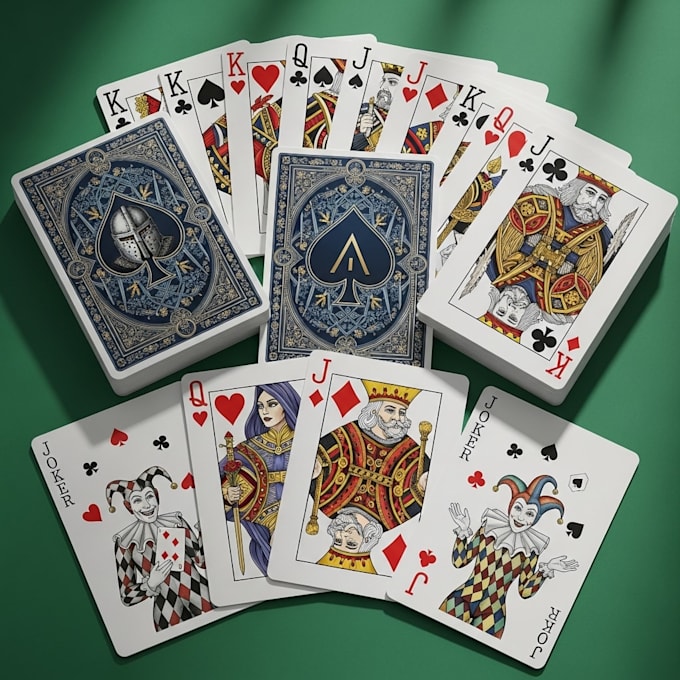 design custom playing cards or tarot decks