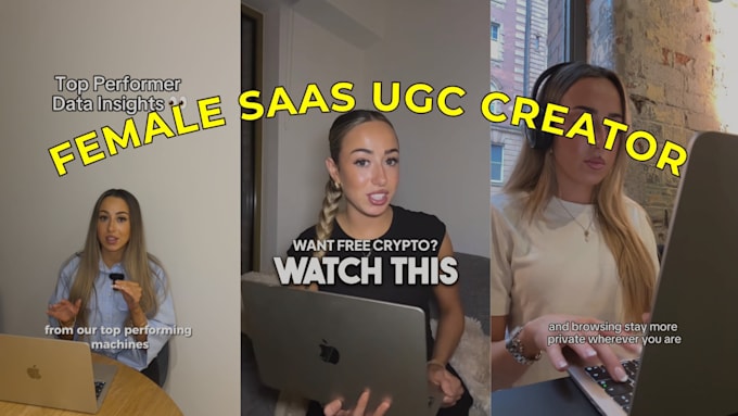 create high energy ugc video ads for your software or app