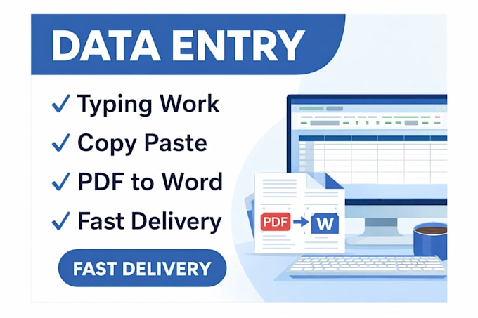 accurate data entry, PDF to excel, copy paste