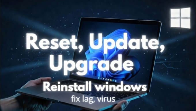 reset, update, reinstall windows