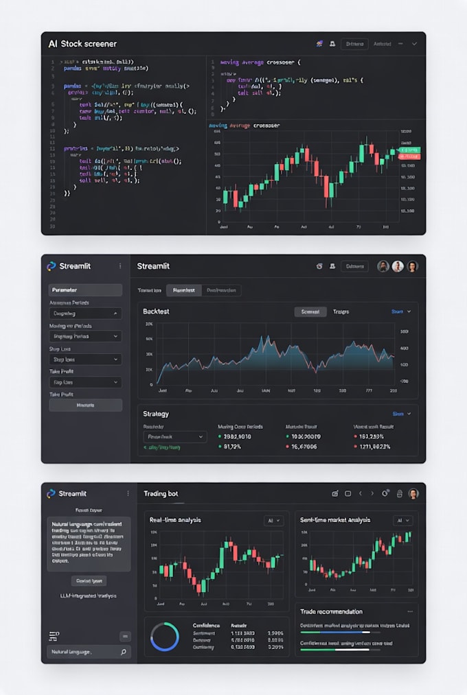 create ai stock screeners and trading bots in python