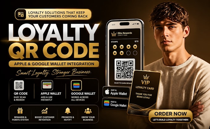 create loyalty qr code google apple wallet integration loyalty app loyalty card