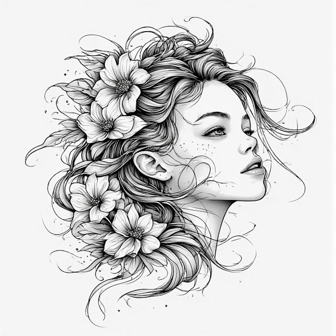 make anime tattoo design