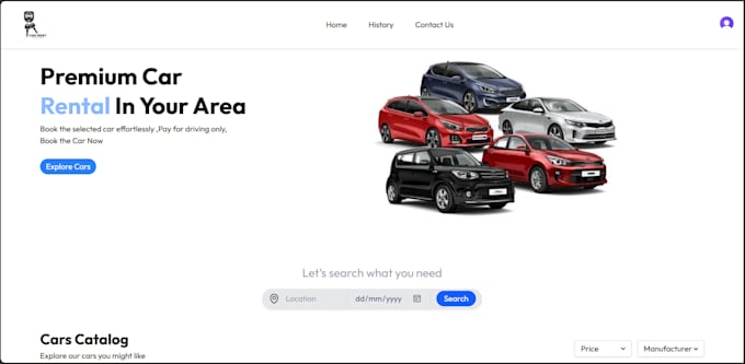 build modern responsive website using react and tailwind CSS