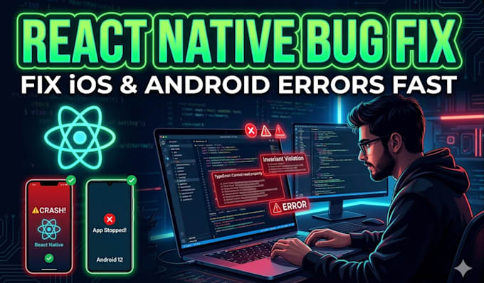 fix react native bugs and build errors