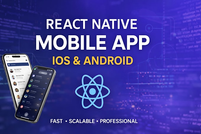 develop a react native mobile app for ios and android