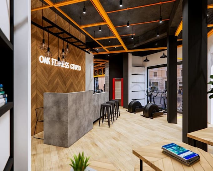 Remodel gym interior design,fitness space,layout plan,commercial ...