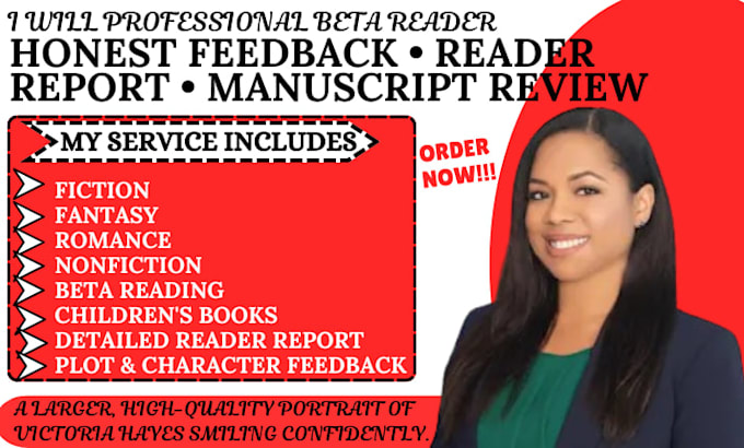 be your beta reader for romance, fantasy, fiction and manuscripts