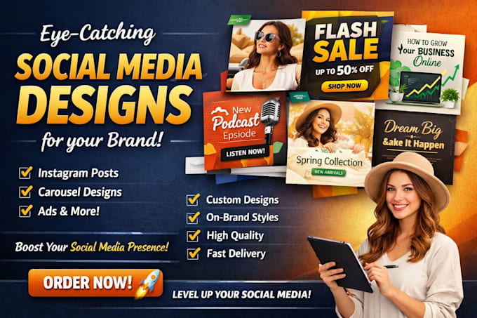 design social media post, instagram post, content creator, social media design