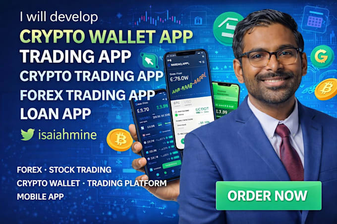 develop crypto wallet app trading app crypto trading app forex trading app loan