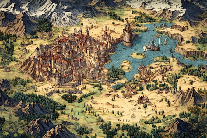 do fantasy map design