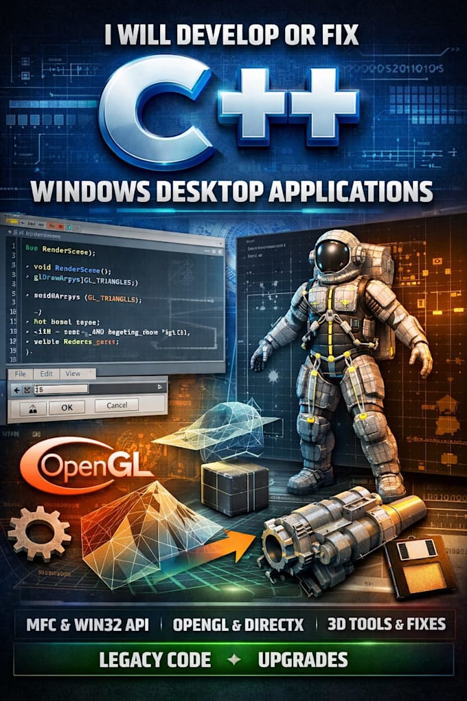 develop fix or extend your c plus plus desktop application