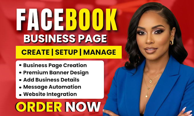 create and setup facebook business page