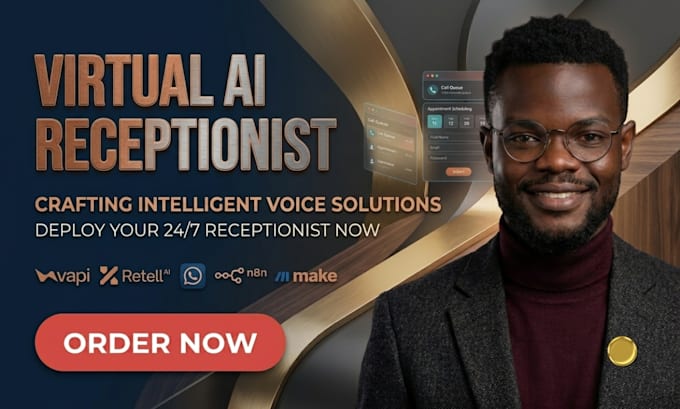 Do n8n ai voice receptionist agent retell ai vapi ai whatsapp chatbot ...