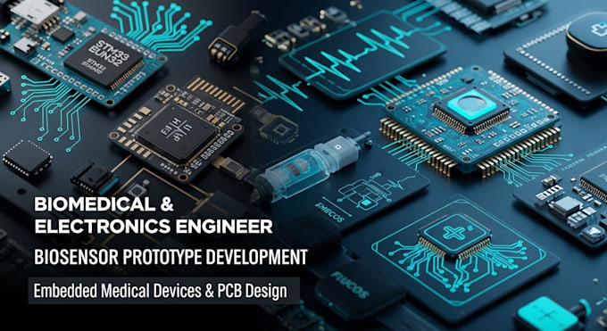 biomedical electronics engineer for biosensor prototype, wearable, iot devices