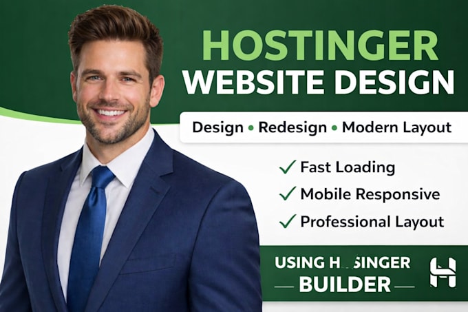 design or redesign a hostinger website using hostinger builder