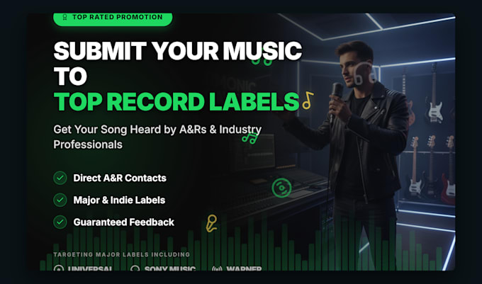 professionally submit your music to top record labels