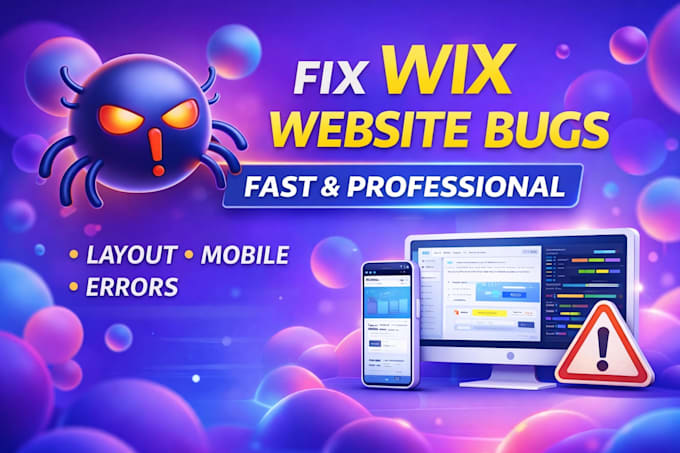 fix wix website issues, wix bug fix, wix website errors fast