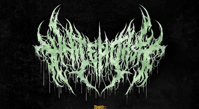 design a brutal and authentic black metal logo