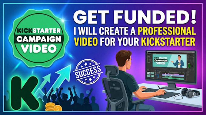 create a professional crowdfunding video for your kickstarter or indiegogo