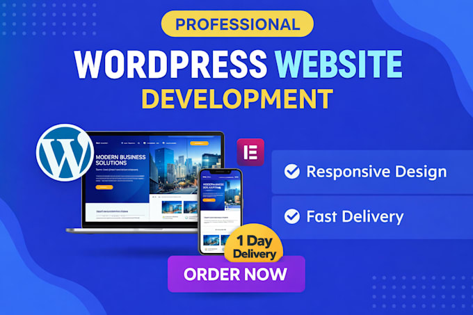create wordpress site, develop custom wordpress