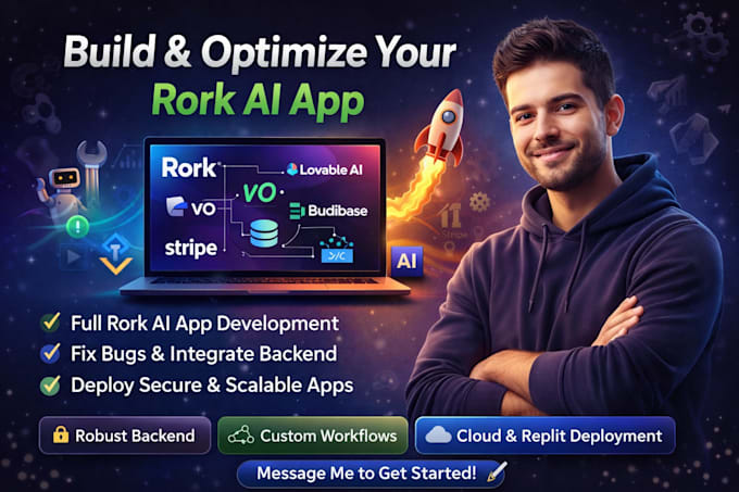 build, fix, and optimize rork ai apps with real backend and deployment