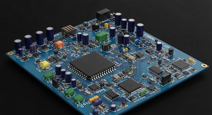 design pcb circuit design, pcb assembly, schematic, hardware development design