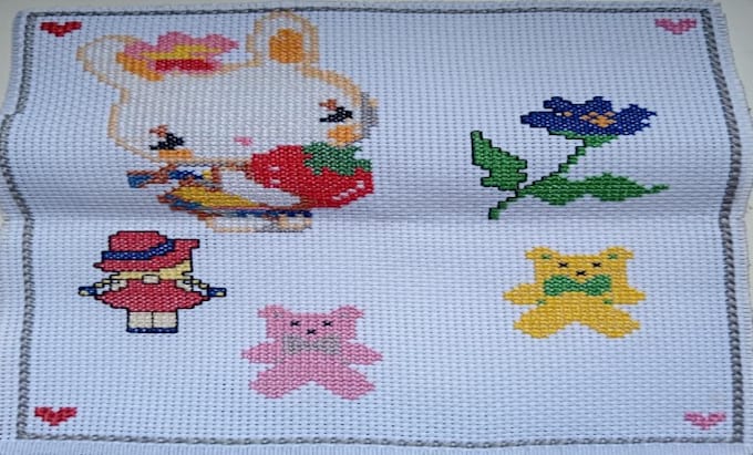 create beautiful handmade custom cross stitch embroidery