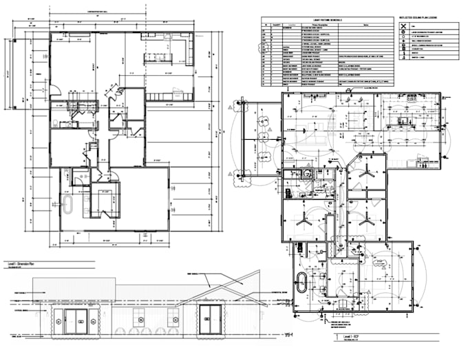 design complete blueprint residential commercial with mep