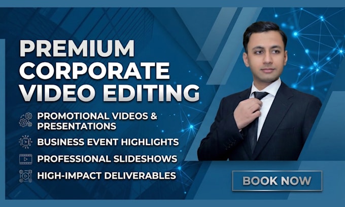 create an innovative corporate brand promo video or slideshow presentation