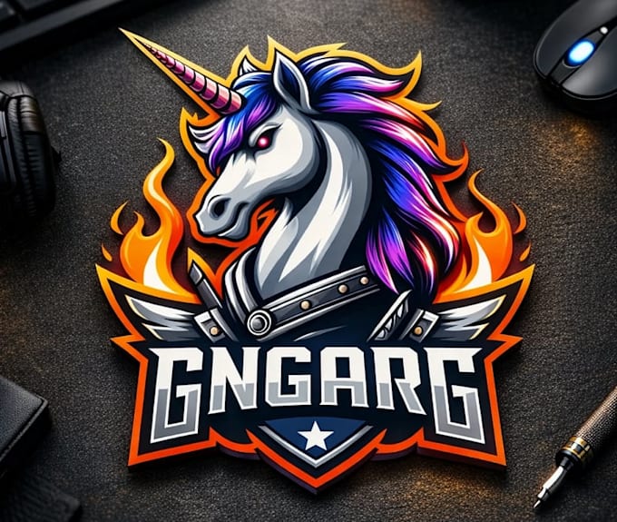 design a powerful and professional horse logo
