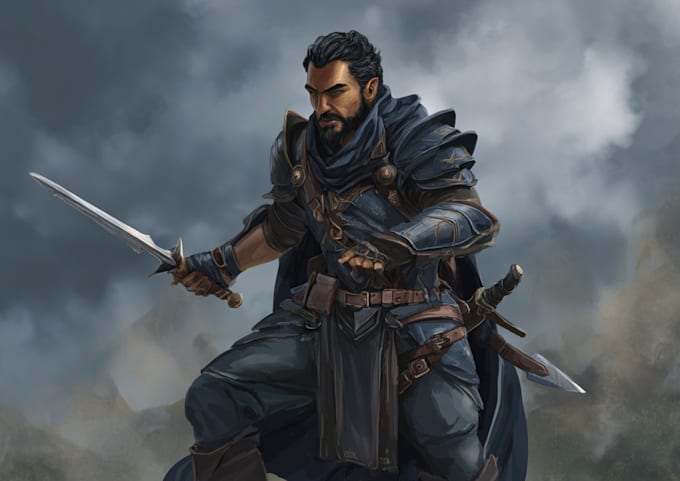 create unique and high quality dnd character art