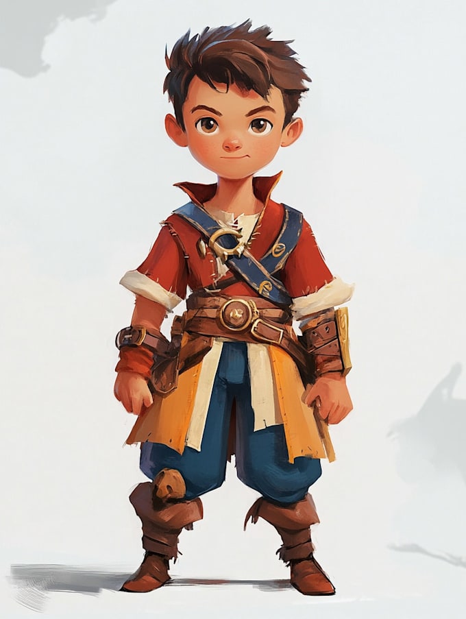 draw 2d game character or 2d game character