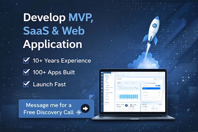 develop mvp, saas and web application
