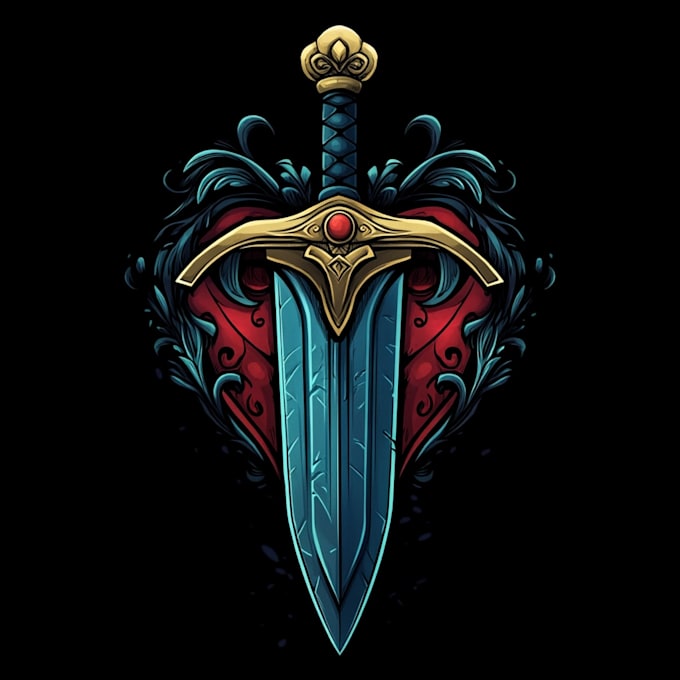 do a fantasy game logo